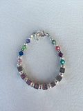 Bright Multicolor Child Bracelet with Letters