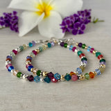 Vibrant Blue Swarovski Crystals Bracelet