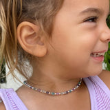 Child “Frozen” Colors Blue & Purple Necklace