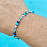 Vibrant Blue Swarovski Crystals Bracelet