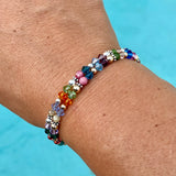 Multi Crystal & Gemstone Bracelet