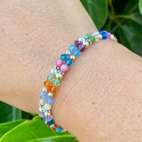 Multi Crystal & Gemstone Bracelet