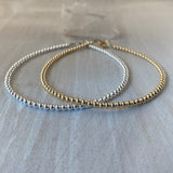 3mm 14k Gold-Filled Balls Anklet