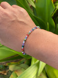 Multi-Crystal & Gemstone Anklet