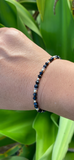 Black 4mm Swarovski Crystals with 14k Gold-filled Beads Bracelet