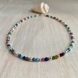 Multi Crystal & Gemstones Necklace