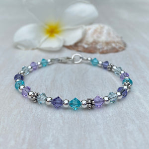 “Frozen” Movie Blues and Purples Child Bracelet