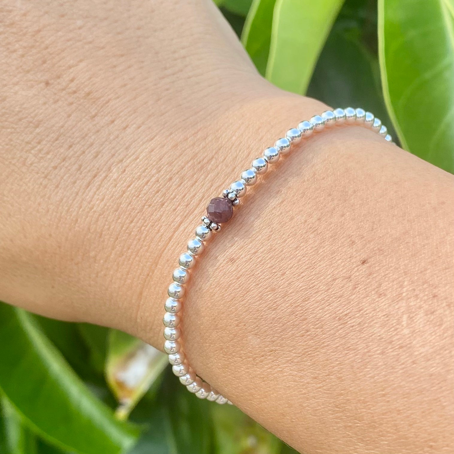 Silver tourmaline bracelet discount